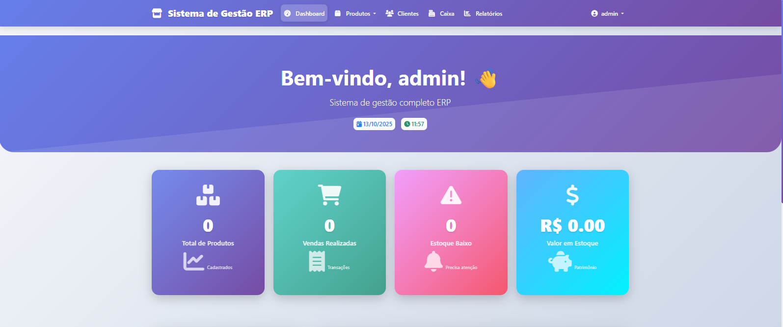 Sistema de Gestão ERP